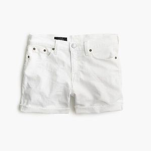J.Crew White Denim Shorts